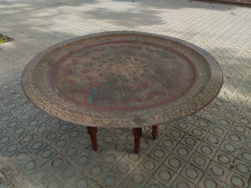 mesa arabe bandeja metal alt 45 o50 1u